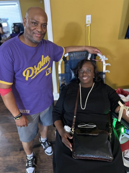 Louisiana Supreme Court Justice Piper Griffin and Bro. James Murray